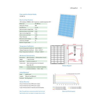 Painel Solar Gp-080p-36